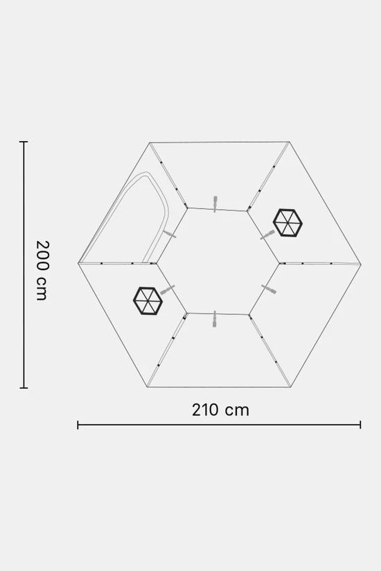 Samaya 2.5 Blue Alpine Tent - Afbeelding 5