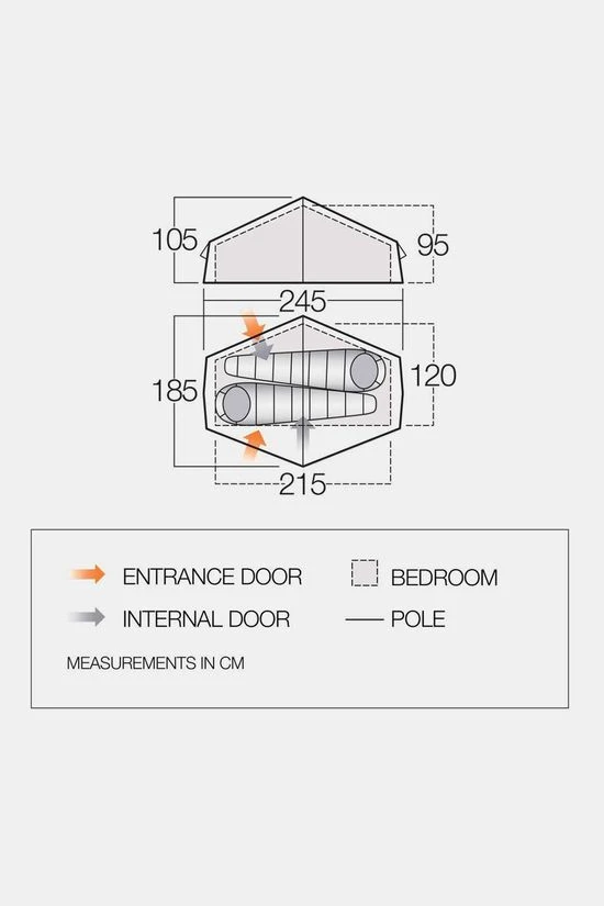Vango Apex Compact 200 Tent - Afbeelding 2
