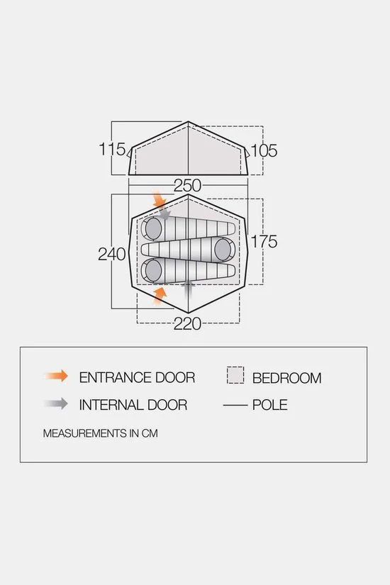 Vango Apex Compact 300 Tent - Afbeelding 2