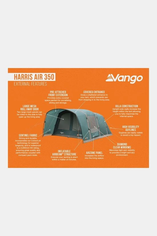 Vango Harris Air 350 Tent - Afbeelding 3