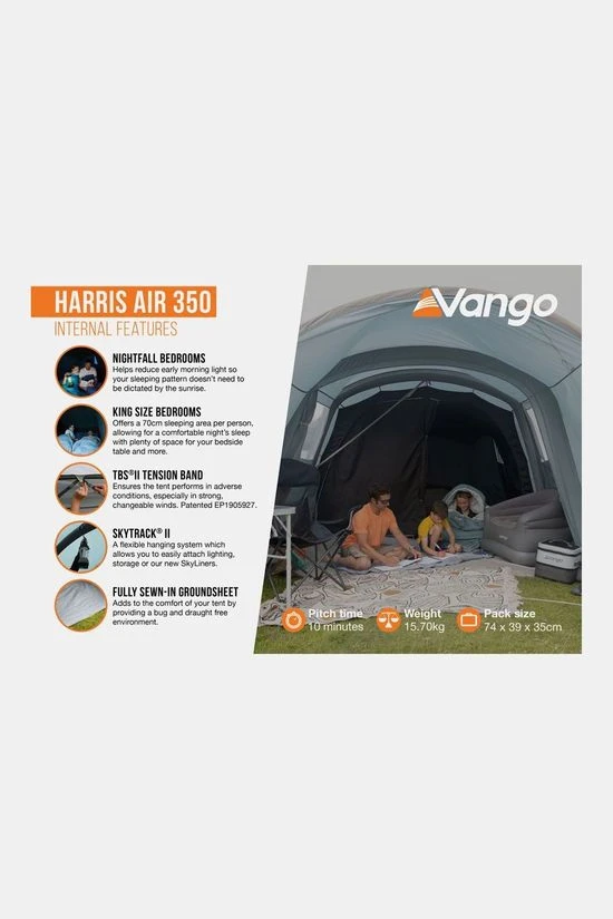 Vango Harris Air 350 Tent - Afbeelding 5