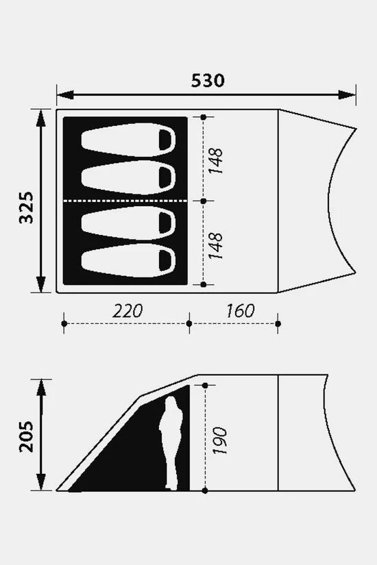 NOMAD Dogon 4 Compact Air Tent - Afbeelding 9