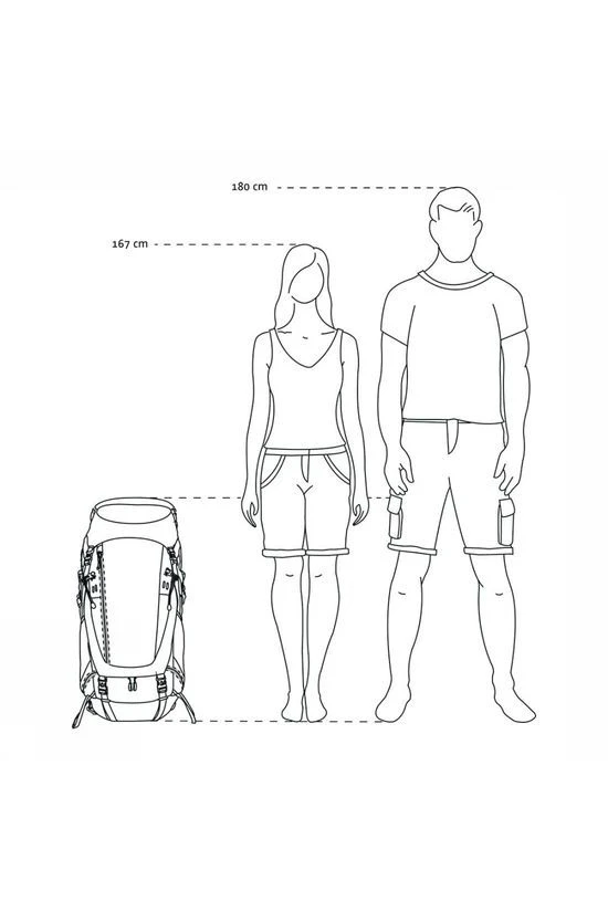 FJÄLLRÄVEN Kajka 75L Rugzak Dames - Afbeelding 2